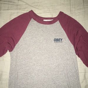 Obey baseball T-shirt